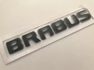Schriftzug " BRABUS " Kofferraumdeckel Schwarz für Mercedes W463 W212 W222 NEU - Picture 1 of 3