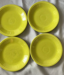 Homer Laughlin HLC Fiesta Chartreuse Bread Plate 7 1/4" intro 1997 4 avail EUC - Picture 1 of 9