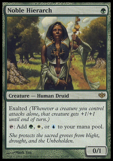 Noble Hierarch X (1) Excellent/Near Mint Conflux (RG) 4RCards - Image 1 of 1