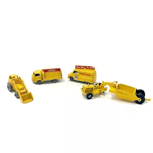 Vintage Lesney 1960s Yellow Trucks News Van Weatherill Hydraulic Coke Karrier - Picture 1 of 17