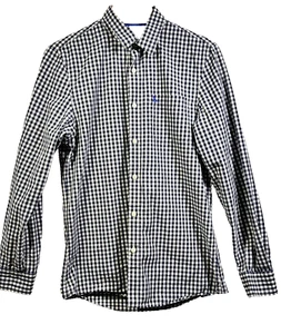 Jack Wills Herren blau kariert feine Baumwolle Langarm Hemd-Small (38" Brustumfang) - Bild 1 von 9