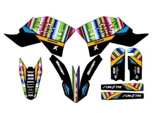 2009-2015 SX 65 SERAPE Black Senge Graphics Kit Compatible with KTM - Picture 1 of 10