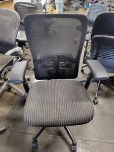 EXECUTIVE CHAIR by HAWORTH ZODY Black COLOR CHAIR desk mesh chair Lumbar Loaded - Picture 1 of 8
