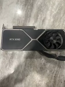 NVIDIA GeForce RTX 3080 Founders Edition 10GB GDDR6X Graphics Card -... - Picture 1 of 6