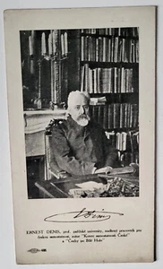 RARE 1899 CZECH AMERICAN PMC ERNEST DENIS PROFESSOR UNIVERSITY OF PARIS BOHEMIA - Picture 1 of 2