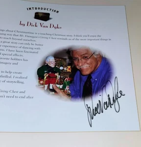 2005 signed Dick Van Dyke Mr. Finnegans Giving Chest with CD - Picture 1 of 7