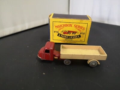 W970-MATCHBOX LESNEY NO10B SCAMMELL МЕХАНИЧЕСКАЯ ЛОШАДЬ И ПРИЦЕП С КОРОБКОЙ - Изображение 1 из 4