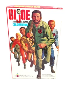 GI Joe Adventure Team Colorforms #584 HASBRO 1973 Open Box Unused Art - Picture 1 of 13