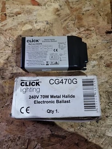 Click Lighting CG470 240V 70W Metal Halide Electronic Ballast - Picture 1 of 1