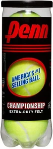Penn Championship Extra Duty Felt USTA Pressurized Tennis Balls 1 Can (3 Balls). - Picture 1 of 4