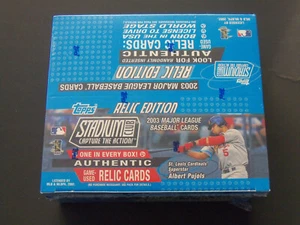 2003 TOPPS STADIUM CLUB BASEBALL FACTORY SEALED RETAIL BOX 24 PACKS - Picture 1 of 1