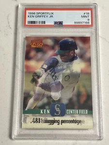 1996 Sportflix #18 Ken Griffey Jr PSA 9 come nuovo HoF, Mariners - Foto 1 di 2