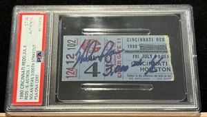 NOLAN RYAN Signed & Inscribed 3000 Strikeout Ticket Stub, PSA DNA, Very Rare. - Picture 1 of 4
