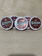 Lot Of 5-ICE BREAKERS Mints Cinnamon 1.5oz Exp 6/25