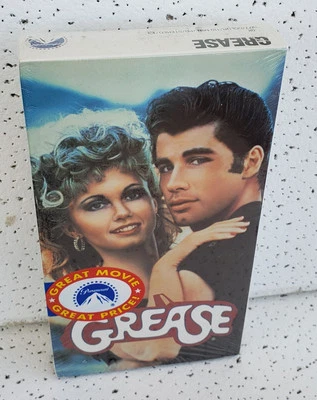Grease (1978) New Sealed Vintage Paramount VHS 1990 Release w/Watermark  Foto 1 de 3
