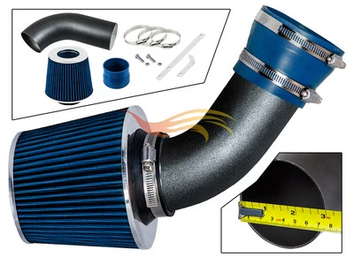 BCP RW BLUE 98-03 Mercedes E320 E430 ML320 CLK320/97 E420 Ram Intake Kit+Filter - Image 1 of 4
