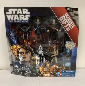 Star Wars The Clone Wars Ultimate Gift Set 3.75" Anakin, Dooku, Rex,Battle Droid - Picture 1 of 10