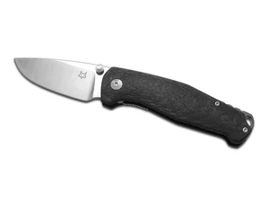Fox Knives Tur Liner Lock FX-528 Elmax Nero Fibra di Carbonio - Foto 1 di 3