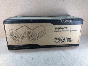 Sistema de altavoces Atlas Sound FAP40T 4" 2 vías resistente a la intemperie - Par - Imagen 1 de 2