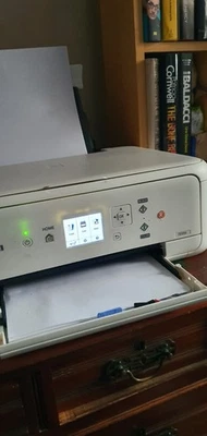 Canon PIXMA TS5151 All-in-One Inkjet Printer - White - Image 1 of 4