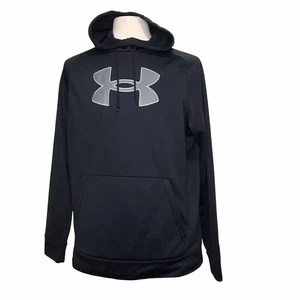 Sudadera con Capucha Suelta Under Armour Niño Talla L Color Negro Pullover Bolsillo Canguro - Imagen 1 de 24