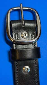 Milt Sparks Holster doppelt dick konturiertes Rindsleder Waffengürtel schwarz Gr. 40 NEU - Bild 1 von 11