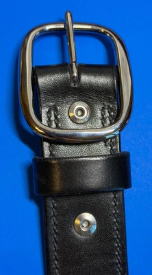 Milt Sparks 枪套 双厚 轮廓 牛皮枪 带 黑色 尺寸 40 全新 — 第 1/4 张图片