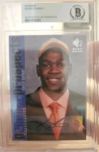 2007 UD SP Rookie Kevin Durant Auto RC #106 HOF Olympic🏅1000$+ SNIPER BGS   💰 - Picture 1 of 13