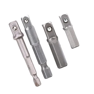 Nuevo Útil Adaptador de Enchufe Adaptador Cromo Vanadio Acero Driver Enchufe Plateado - Imagen 1 de 40