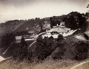 DARJEELING INDIEN LANDSCHAFT Antikes Foto - 19. JAHRHUNDERT - Bild 1 von 4