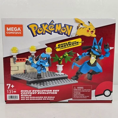 Mega Construx Pokemon Riolu Evolution Set de Construcción Lucario HHY94 Foto 1 de 4
