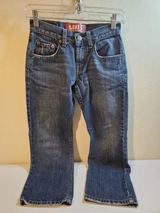 Levi's 514 Slim Straight Boy's 8 Reg 24x22 Blue Jeans Denim - Picture 1 of 16
