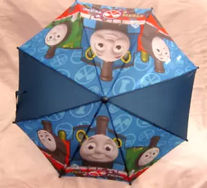 Kinder Unisex 27" blau Thomas the Train Steam Team lizenzierter Regenschirm! Brandneu! - Bild 1 von 4