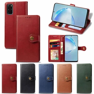 Case For Samsung A80 M40S A51 S20 S20+ S6 7 Edge PU Leather Flip Phone Cover - Picture 1 of 16