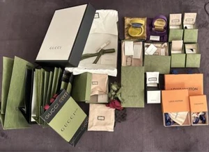Gucci Accessory wallet bag Case Storage Bag Empty Box Set - Picture 1 of 8