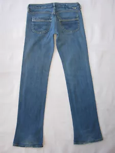 Pantalones de mezclilla Diesel para mujer Rapho ajustados talla 27 azul en apuros con elásticos Italia - Imagen 1 de 9