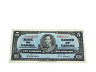 CANADA - 1937 $5 DOLLAR BLUE NOTE, .  Prefix. K/C 0442747 NEW UNCIRCULATED (#59)