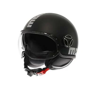 Helm MOMO DESIGN FGTR EVO E2206 Jet Mono Schwarz Matt Black/Silver 001 Foto 1 de 4