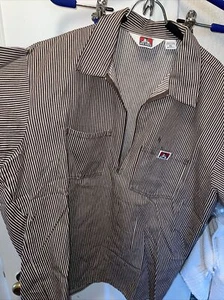 Vtg. Ben Davis 90’s USA stripped Work shirt Mens XL🇺🇸 EUC Nice ! Last One ! - Picture 1 of 6