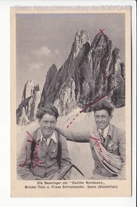 ITALIEN , PROVINZ BOZEN , SEXTEN , BERGSTEIGER BRÜDER SCHRANZHOFER , SÜDTIROL - Picture 1 of 2