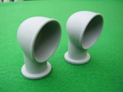 BATTLECRAFTS Cowl Vent 30mm. Pair. model boat fittings