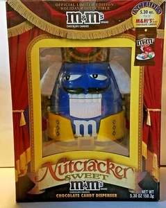 Dispensador de dulces cascanueces de colección de M&M's edición limitada azul - Imagen 1 de 4