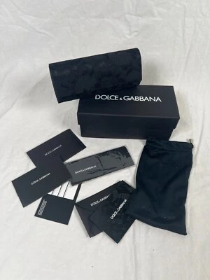 Dolce & Gabbana Sunglass Hard Cover Case Black Lace Limited Edition w/ Docs - Image 1 of 4