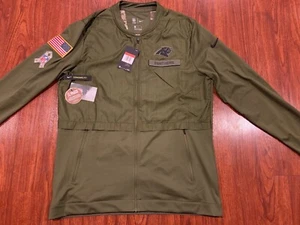Nike Mens Carolina Panthers Salute To Service Hybrid Jacket Large L NFL Football - Picture 1 of 12