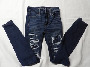 American Eagle - High Rise Jegging - Distressed - 00L - 24x30 - Picture 1 of 3