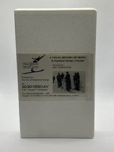 Rare The Treacherous And Speedy Skee VHS Steamboat Springs CO 1989 Mt Werner - Picture 1 of 7