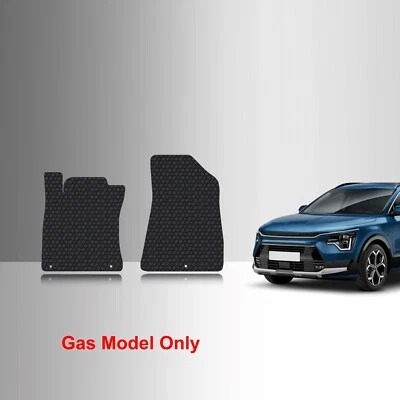 Alfombrillas delanteras ToughPRO negras para KIA NIRO All Weather ajuste personalizado 2023-2025 Foto 1 de 4