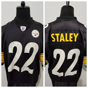 PITTSBURGH STEELERS # 22 DUCE STALEY REEBOK VTG JERSEY MENS Large - Picture 1 of 12
