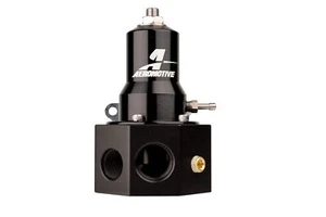 Aeromotive 13145 Adjustable 30-120 PSI Fuel Regulator with fittings,Black - Bild 1 von 1