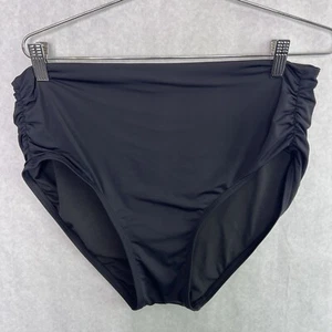 Calvin Klein High Rise Bikinihose Einfarbig Schwarz Größe xL - Bild 1 von 3